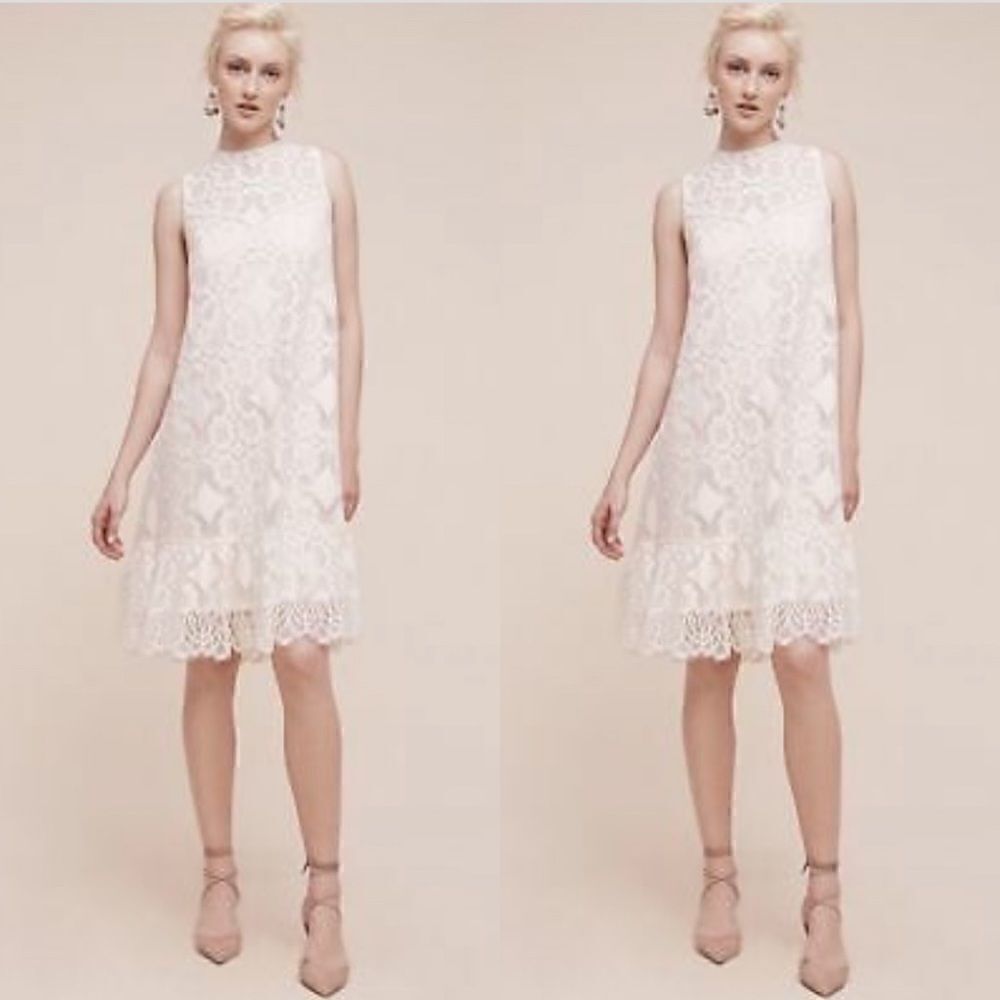 💯 New Anthropologie Manon Lace Dress by Floreat